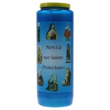 Bougie de neuvaine Les Saints Protecteurs