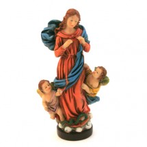 Statue religieuse Marie qui défait les noeuds - 16cms