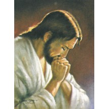 Image religieuse - Christ en prière