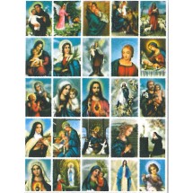 Image religieuse - les Saints du paradis