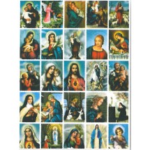 Image religieuse - les Saints du paradis