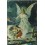 Ange gardien dorure - Image Religieuse avec dorure