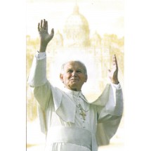 Bienheureux Jean Paul II or - Image Religieuse avec dorure