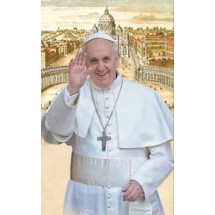 Image religieuse - Pape François 7x12