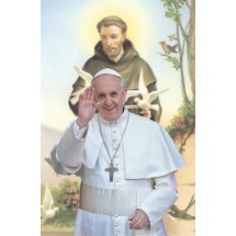 Image religieuse - Pape François 7x12