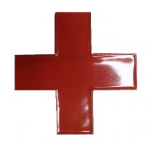 Croix Grecque - céramique rouge