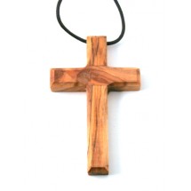 Croix d'Aube en bois d'olivier 