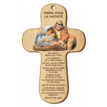 Croix bois imprimée - Sainte Famille