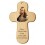 Croix bois imprimée - Christ