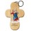 Porte Clef bois imprimé - St Christophe