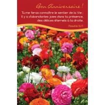 Carte double religieuse Anniversaire 0021