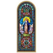 Cadre Icone doré Vierge des Miracles - 27cm