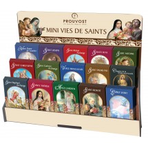 Présentoir Bibliographie des Saints - 15 sujets