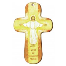 Croix Maite Roche 1 - Christ ressuscité couleur