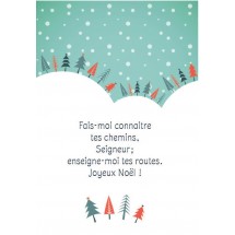 Carte double Noel moderne 0035