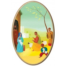 Cadre bois Eric Puybaret 004 - Crèche 4