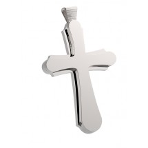 Croix de cou Argent 010