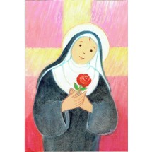 Carte Simple Maite Roche 0059 "Sainte Rita"