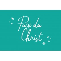 Carte Simple 0064 - "Paix du Christ"