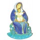 Statue Figurine Chrétienne Christ avec enfants -...