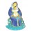 Statue Figurine Chrétienne Christ avec enfants - Maïte Roche