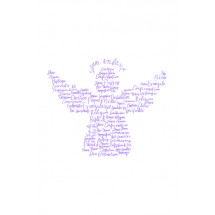 Carte Simple Ange 0070