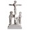 STATUE ALBATRE 29CM - Crucifiction.