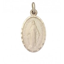 Médaille argent - Vierge Miraculeuse 12mm