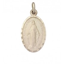 Médaille argent - Vierge Miraculeuse 20mm