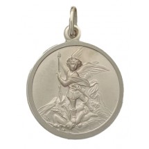 Médaille argent - Saint Michel 22mm