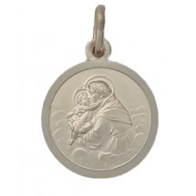Médaille argent - Saint Antoine 16mm
