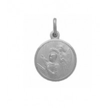 Médaille argent - Sainte Rita 16mm