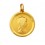 Médaille Plaqué or 3µ émaillé - Vierge 20mm