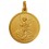 Médaille Plaqué or 3µ - St Michel 16mm