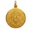 Médaille Plaqué or 3µ - Christ 22mm