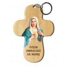 Porte Clef bois imprimé - SC Marie