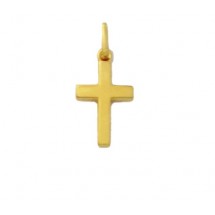 Croix de cou plaqué or 16