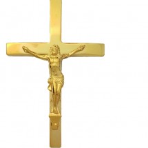 Croix de cou plaqué or 21