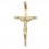 Croix de cou plaqué or 23