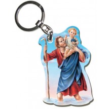 Porte-clefs PVC St Christophe