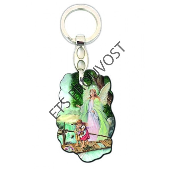 porte clef PVC Ange Gardien - ETS PROUVOST