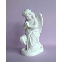 Statue albatre - Ange à genou 16cm