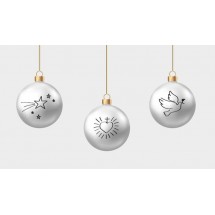 Boules de Noël en verre - Symboles