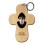 Porte Clef bois imprimé - St Charbel