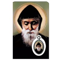 Carte médaille Saint Charbel