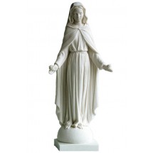 STATUE ALBATRE 17CM - Vierge