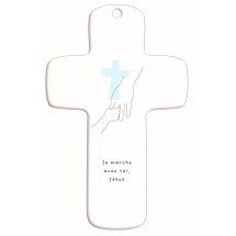 croix bois SISTER 036 - Je marche avec toi jésus.