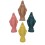 STATUE ALBATRE 17CM - Vierge Miraculeuse Jaune