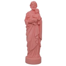 STATUE ALBATRE 17CM - St Joseph Rose