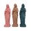 STATUE ALBATRE 17CM - ND Eucharistie Taupe